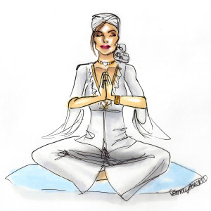 prayer pose